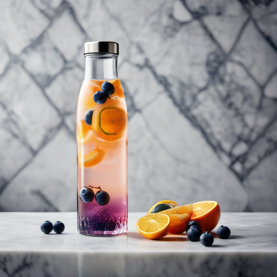 Orange | Blueberry Infused Water Recipe