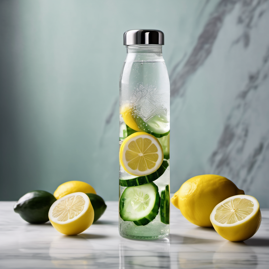 Cucumber | Lemon Infused Water Recipe