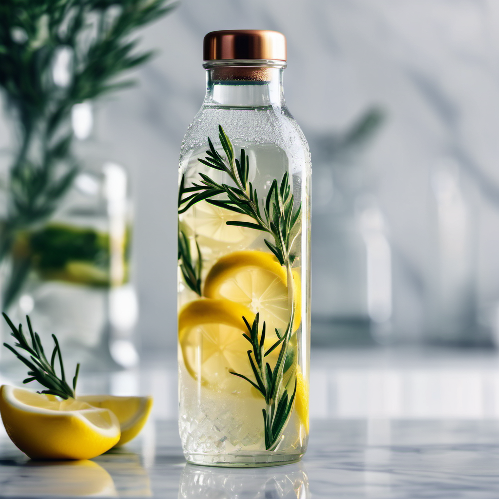 Lemon | Rosemary Infused Water Recipe