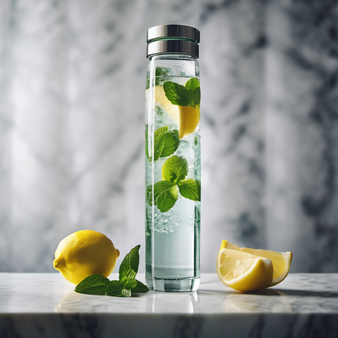 DETOX Lemon | Mint Infused Water Recipe